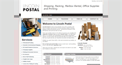 Desktop Screenshot of lincolnpostal.com